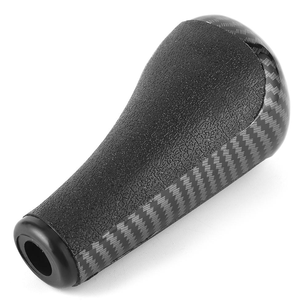 Carbon Fiber Muster Auto Schaltknauf Kopf Zubehör Fit für Peugeot 206 207 208 307 308 408