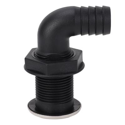Marine Afvoerstop 25mm 1in Nylon Beschermend Veelzijdig Boot Afvoerstop voor Kajak Visboot Jacht 90 Graden Buis,