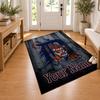 Detroit Tigers Individueller Name Personalisierter Teppich Rutschfeste Fußmatte Boden Teppich Einweihungsgeschenk Geburtstag für Familie Freunde