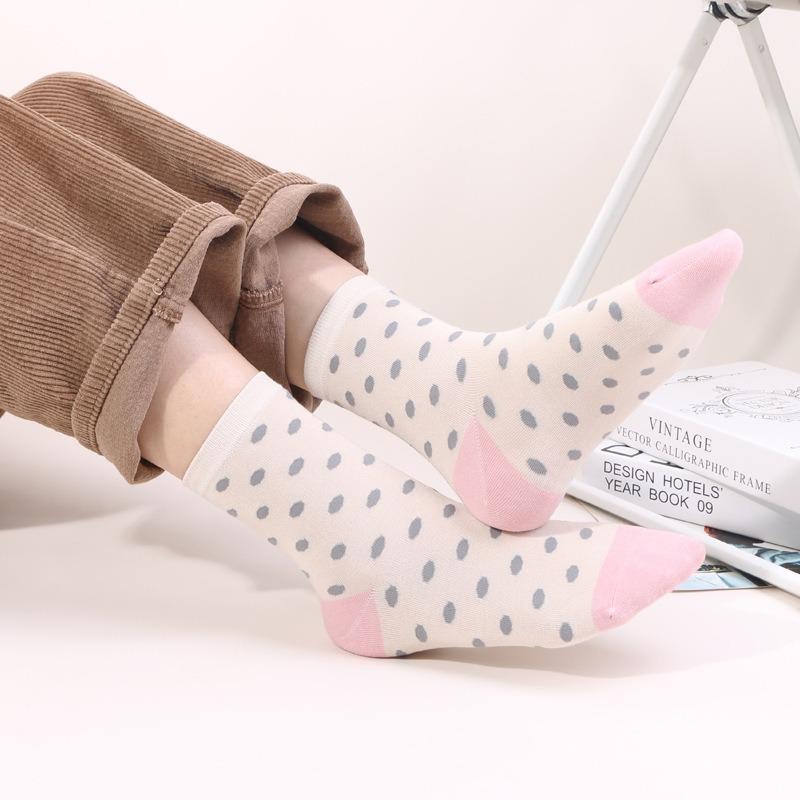 Socks Women Autumn Silk Women Mulberry Silk Soft Comfortable Medium Women Socks