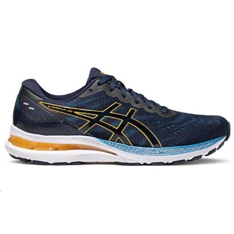 Asics Gel-Netburner Super 6 Cómodas Versátiles Duraderas Zapatillas de Running de Caña Baja Hombre zapatilla Azul Amarillo 1011B706-400