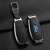 Nouvel alliage 3 boutons Nouvelle coque de clé de voiture Coque Porte-clés Pour Ford Fiesta Focus Mondeo Kuga Escape C-Max /Grand C-Max Ecosport C-Max