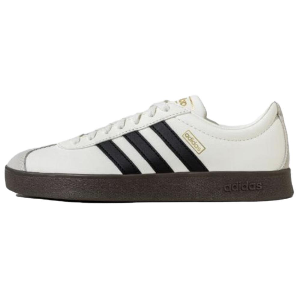 adidas Vl Court Rutschfest Rutschfest Niedrig geschnittene Skateboard-Schuhe Unisex Beige Rot JI0497(TeamA-)