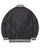 Soundslife Sl Logo Satin Baseball Jacket Charcoal