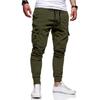 Men's Loose Casual Multi-pocket Work Pants, Youth Stretch Waist Drawstring  Pants