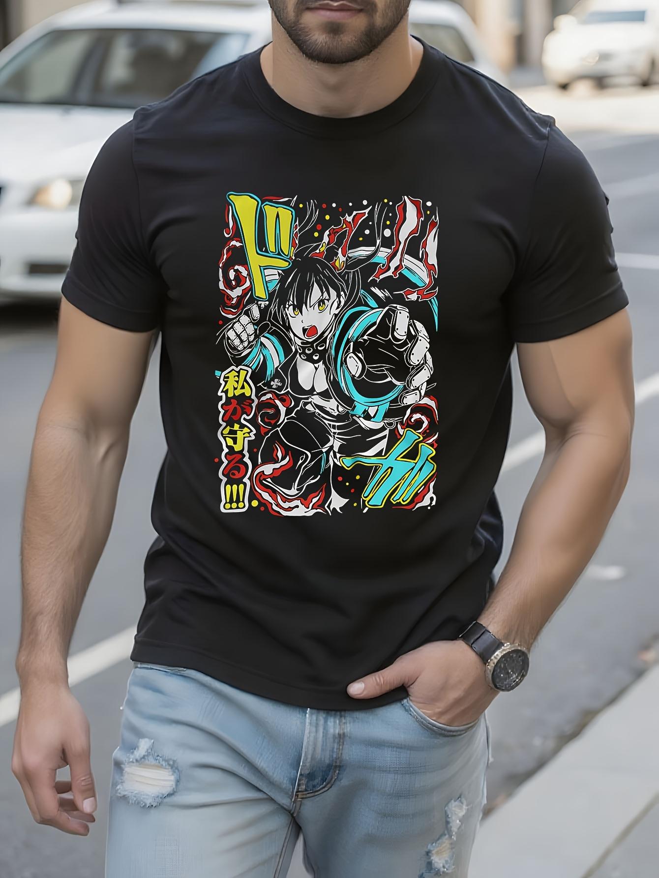 Allseason Clothing Anime Graphic Tshirt Graphic Tshirt M