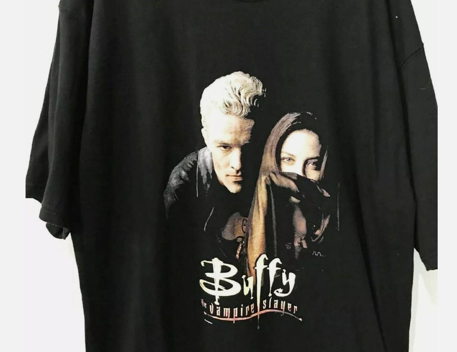 

26 Buffy the Vampire Slayer Vintage Anniversary Shirt Classic Black S-5XL Unisex T-Shirt XXXXL