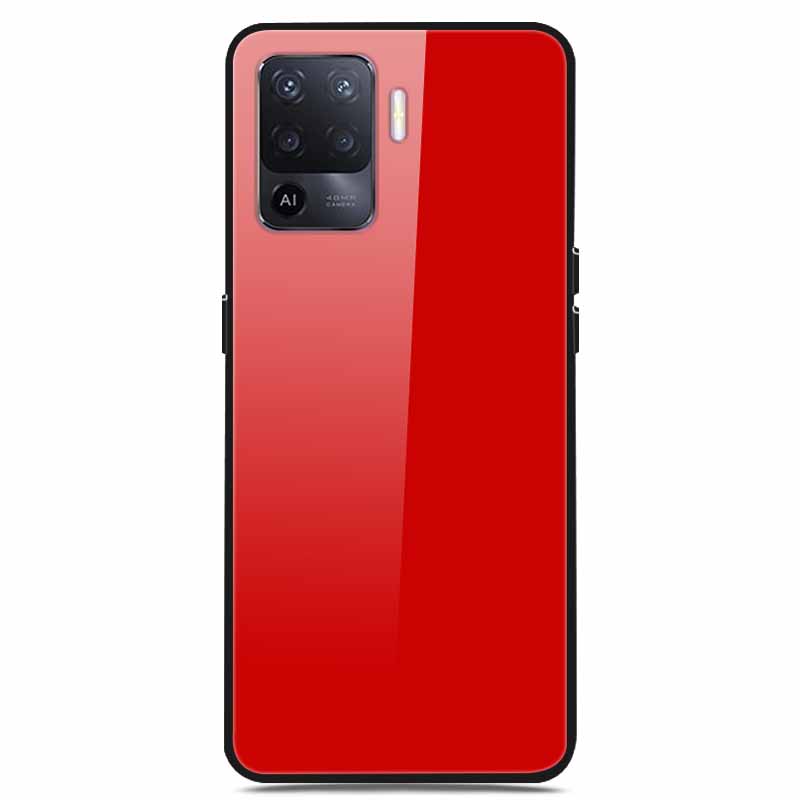 For OPPO Reno 5 Lite Case Luxury Tempered Glass Bumper for OppoA94 4G Phone Cover For OPPO A94 4G/ Reno5 Lite Glass Coque A94 4G