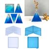 Vase Resin Mold Desktop Ornament Silicone Mold Pyramid Epoxy Mold for Resin Casting Flower Vase Home Decors Crafts