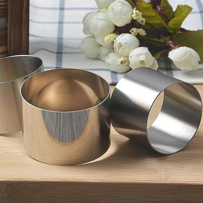 New Pastry Tool Bakeware Stainless Steel Mousse Ring Cake Mold Mini Round