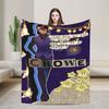 The Kid At The Back Flannel Blankets Soft Throw Blanket For Outdoor Camping Print Bedspread Sofa Bed Cover