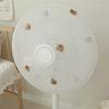 Bear Embroidery Round Electric Fan Cover Waterproof Electric Fan Dust Bag Summer
