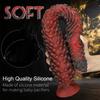 New Alien Tentacle Anal Plug Long Thick Dildo Spiral Silicone Large Butt Plug Suction Cup Anal Toy G Spot Clitoris Stimulator Dilator Adult Toy Unisex