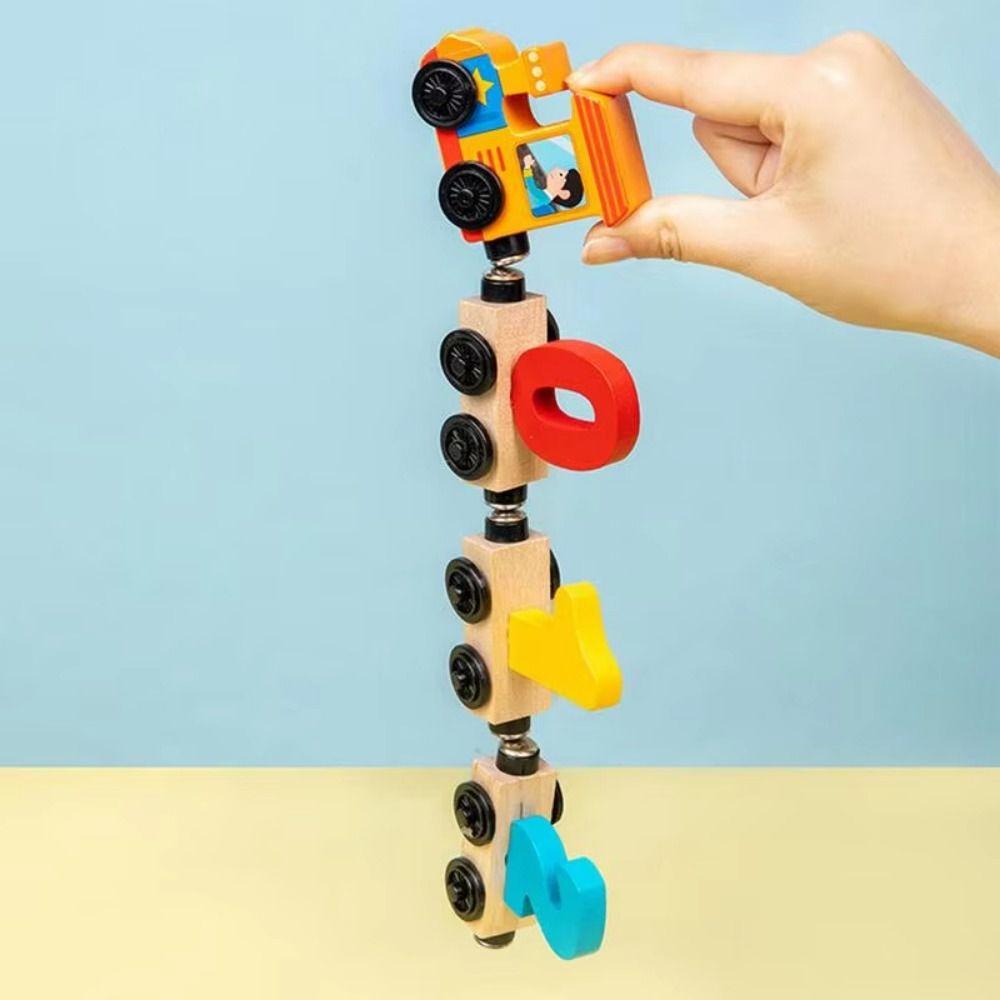 Fruits/Dinosaur Montessori Number Train Set Educational Magnetic Digital Train  Toddler
