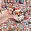 100 Retro Christmas Graffiti Stickers Car Mobile Phone Water Cup Decoration Stickers Waterproof Creative Stationery Stickers