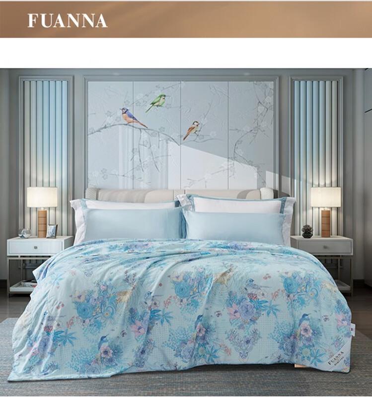 

Fuanna Printed Silk Tencel Summer Quilt