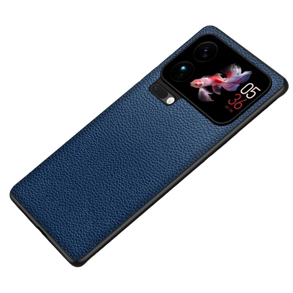 For Xiaomi 17 Pro Max Case Litchi Texture PU Leather Coated PC + TPU Protective Phone Back Cover
