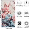 Artistic Plum Blossom Patterns Beach Towel Decor Quick Dry Pool Towel for Travel Swim Bath Camping Adults Kids Accessories