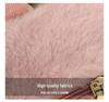 2025 Cute Rabbit Ears Backpack: Japanese & Korean Harajuku Style, Large Capacity, Fuzzy Crossbody Bag for Girls