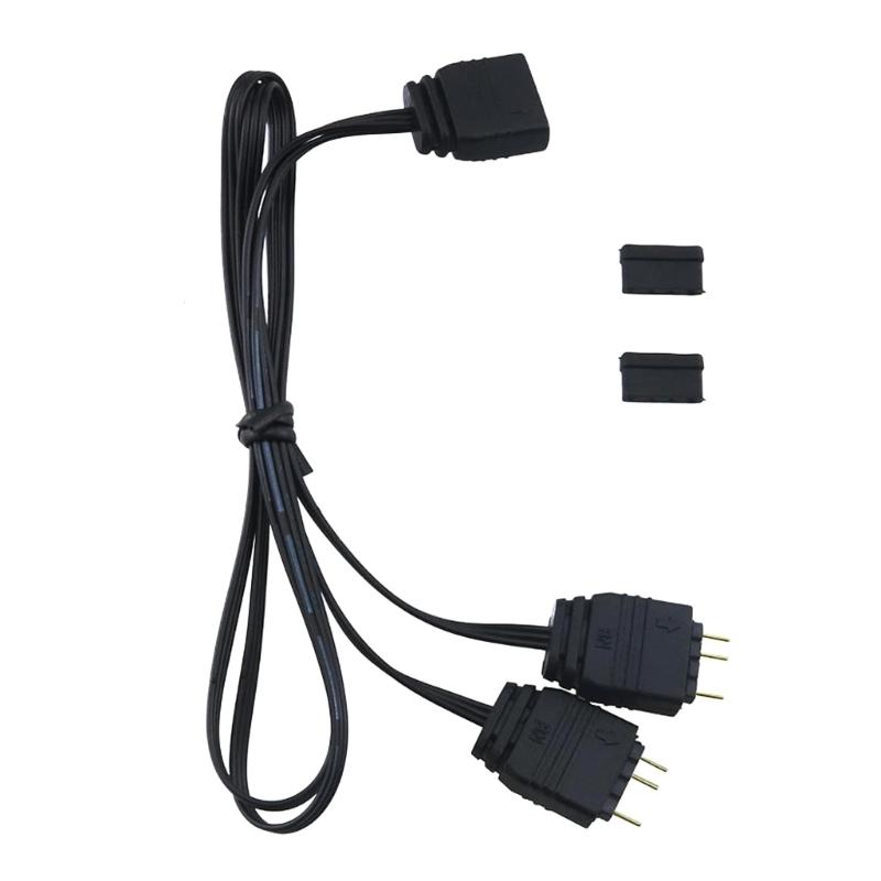 5V 3 Pin ARGB Extension Splitter Cable 5V 1 Female to 3 Male 3 Pin ARGB Adapter Cable For Computer ARGB Synchronization