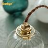 Retro Glas Pendelleuchte Nordische Esszimmer Pendellampe Kreative Minimalistische E27 Transparenter Lampenschirm Bar Restaurant Beleuchtung