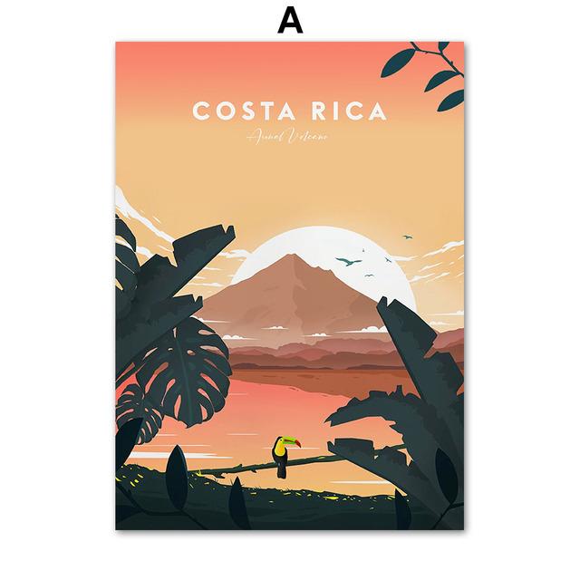 

Всемирно известный городской пейзаж, иллюстрация, настенная живопись на холсте, плакаты на скандинавскую тему и принты, настенные панно для декора гостиной 21cm×30cm NoFrame