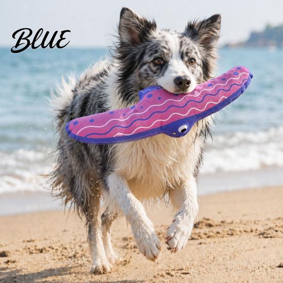 Pet Gift for Birthday Ocean Fish Dog Toy Interactive Squeaky Chew Stuffed Plush Durable Toys Toy Medium And Large Dogs Tug-of-war Games Soft Pets