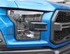 Carbon Fiber Look Front Headlight Eyelid Molding Trim For 15-19 Ford F-150 F150