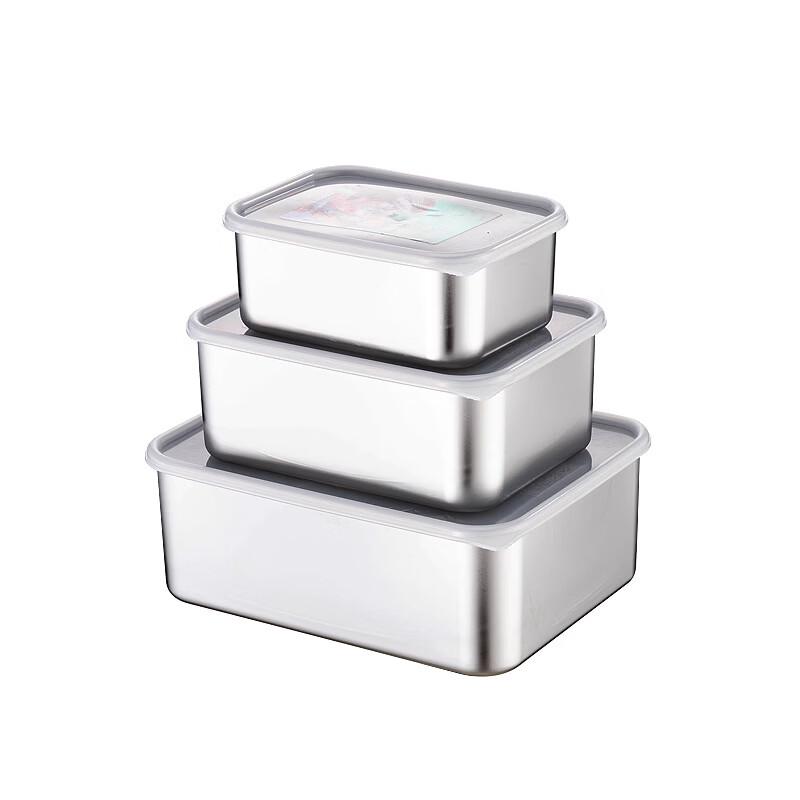 ZISIZ 304 Stainless Steel Food Storage Containers
