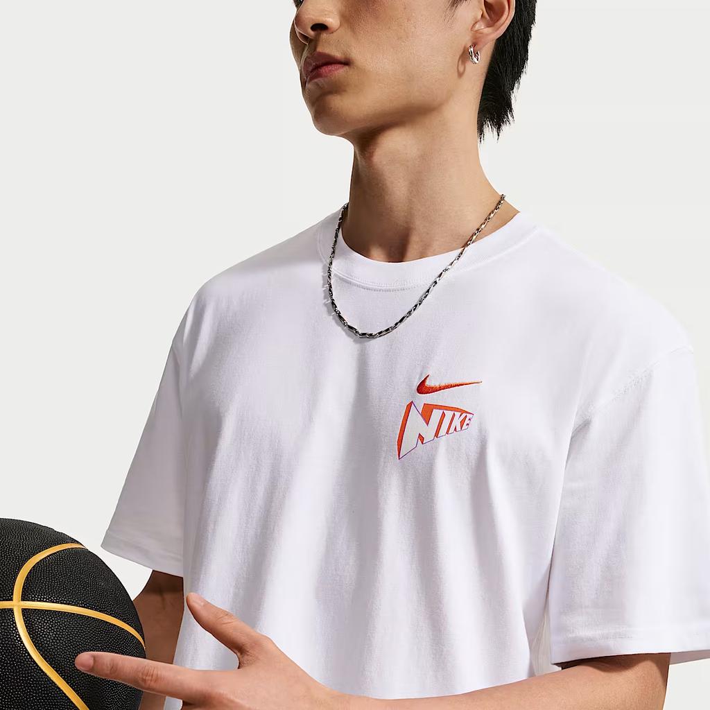 Nike Drop Shoulder Pure Cotton Comfortable Basketball Shirt Men tops IR6282100