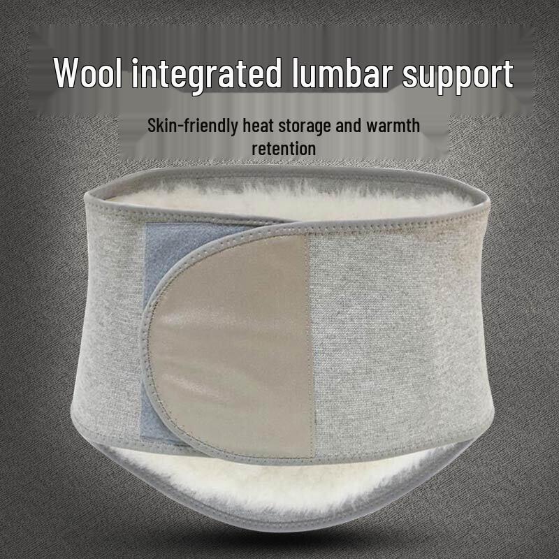 JINGGENG Winter Wool Cashmere Warm Waist Support Belt