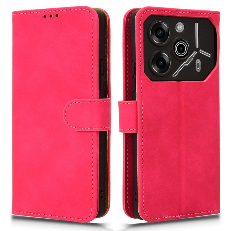 For TECNO Pova 6 Pro 5G Case Skin-Touch Texture Foldable Stand Phone Cover