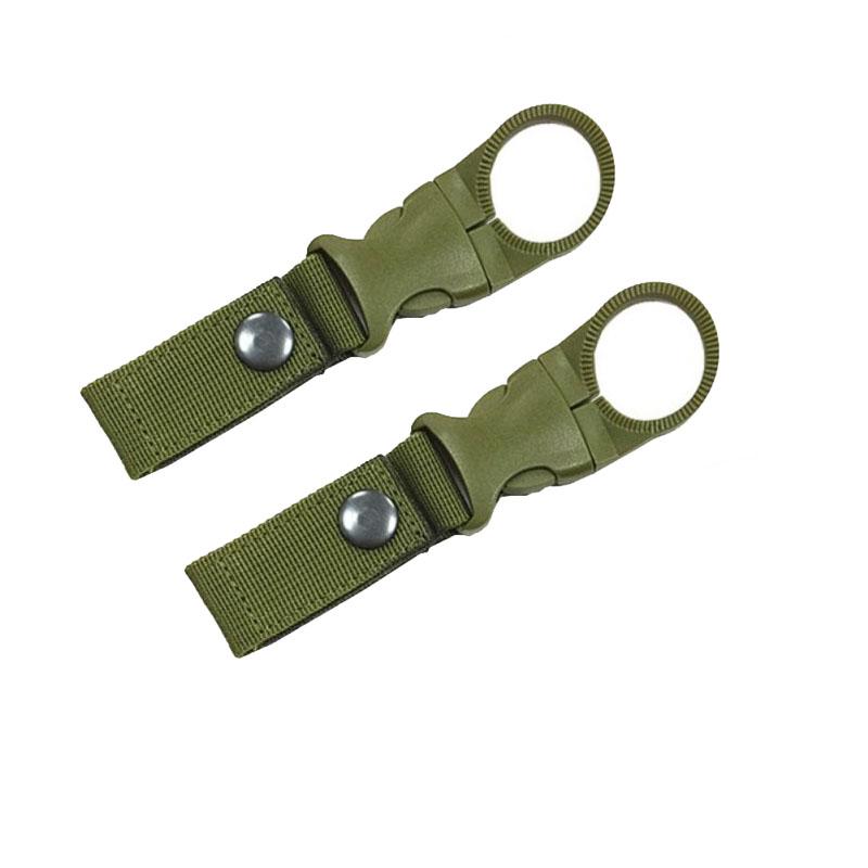 2pcs Waterbottle buckle hook Nylon Webbing Buckle Hook for going out Climb Backpack Hanger Camp Water Bottle Holder Clip