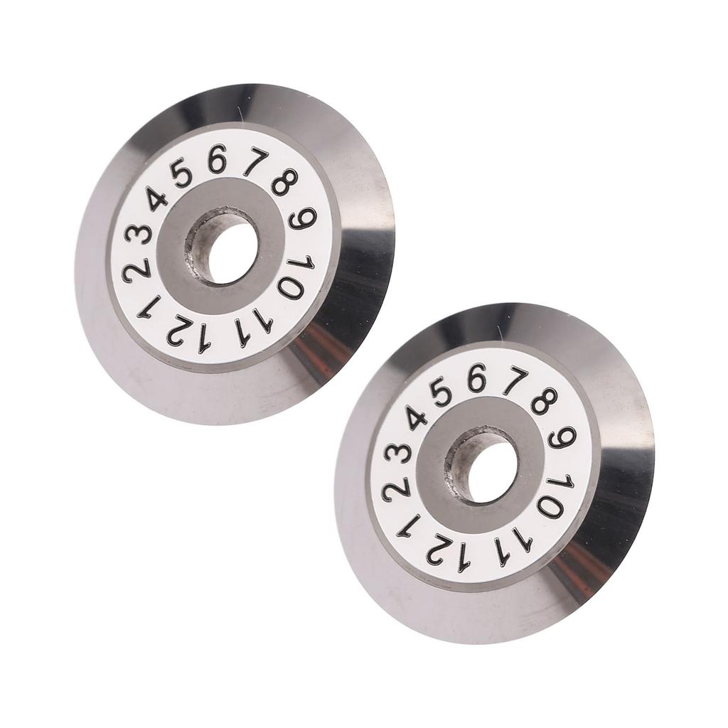 2 Stück Faser-Cleaver-Klinge Wolframkarbid 20mm 12 Seiten Schneidrad für SKL?8A FC?65 SKL?60S