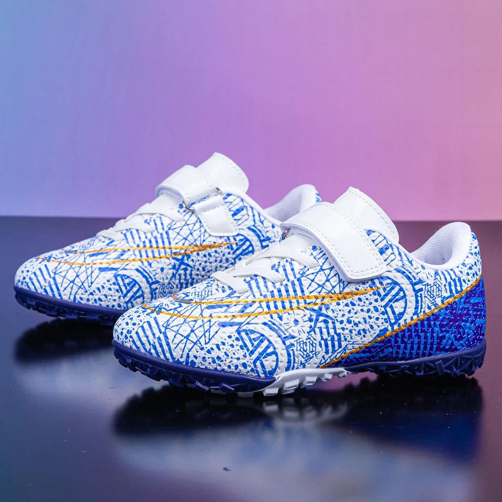 Children Football Shoes Grass Society Indoor Training Original Boy Girl Soccer Shoes Cleats Non Slip Kids Football Field Boots