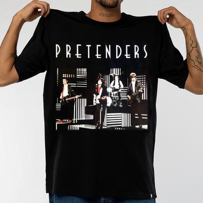 Rare Cadeau pour Fans du Groupe The Pretenders Homme S-235XL T-Shirt 1N3356