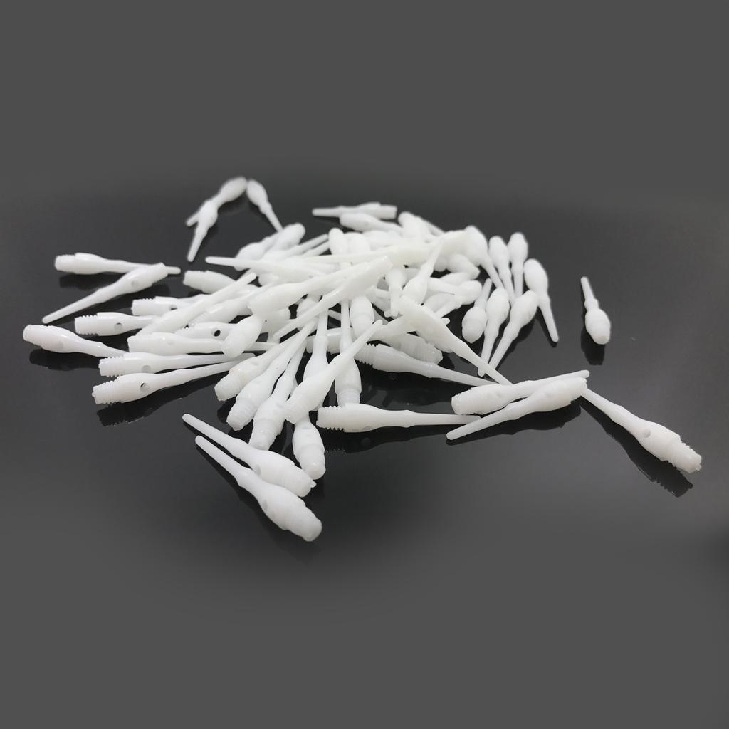 Miękkie Groty do Rzutek, Plastikowe Krótkie Miękkie Groty do Rzutek, Opakowanie 50 Sztuk Plastikowe Groty do Rzutek Miękkie Groty do Rzutek Akcesoria Strzałki Groty do Rzutek