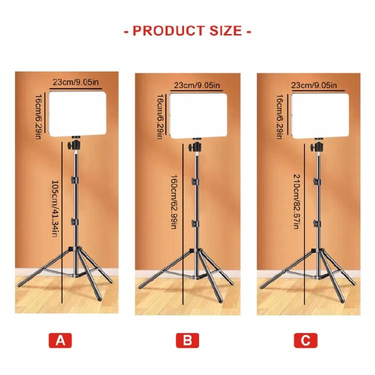 Photography Video Light Panel with LED and Tripods Stand for Enhanceds Live Streaming and Studio Shootings