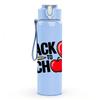 1PC Back To School Apple Book Theme 750ml Color Plastic Sports Water Bottle Leakproof Flip Straw Lid Suitable for Sports Office Home Use