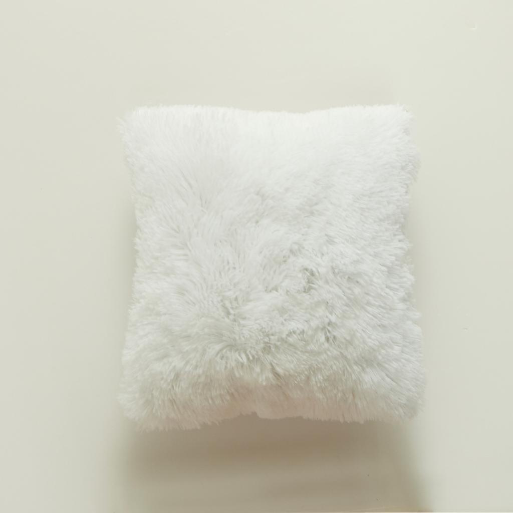 Korean Plush Pillow Cover, Crystal Plush Sea Lion Pillow, Soft and Comfortable Solid Color Creative Cushion Cover