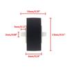 5x Black Rubber Bearing Roller Guide Pulley Wheel Pinch Roller 13x6x2mm for  RS-CH770 RS-BX501