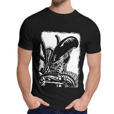 Alien Vs Predator Tee Alien Covenant Men Awesome Natural Cotton T Shirt Crewneck
