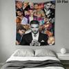 Maluma Wall Tapestry Aesthetic Wall Hanging Printed Fabric Blanket Decorative Tapestries for Bedroom Living Room Home Decor