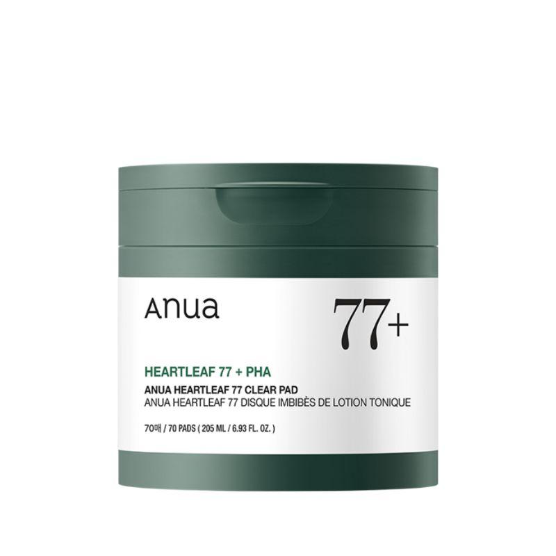 ANUA Heartleaf 77 Clear Pad Soothing Exfoliating Toner Pads 70 Pads