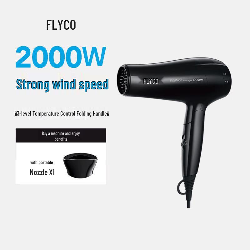 Feike FH6231 Portable 2000W Hair Dryer CN plug (adapter included)
