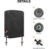 Roastove RV Electric Tongue Jack Cover Waterproof 600D Oxford Fabric Universal Trailer Jack Protective Cover For Outside Camper RV Accessories-Black
