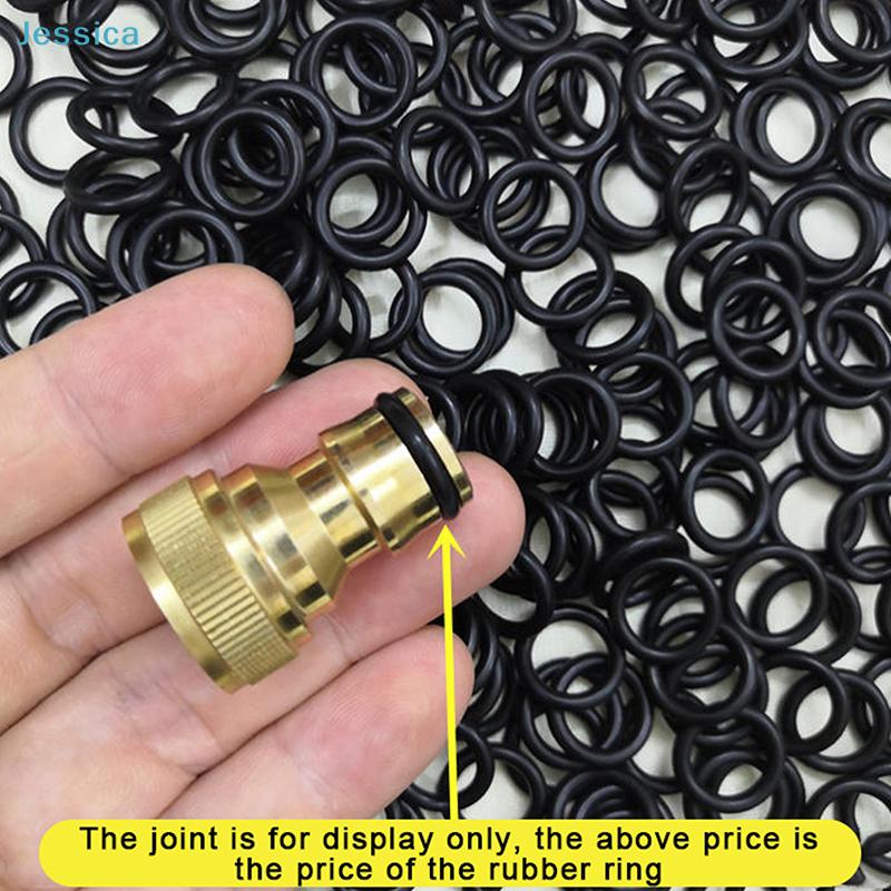 Leak-Proof Rubber O-Rings for Brass Hose Connectors | High Elasticity Sealing Rings for Garden Water Pipe Joints