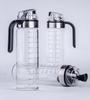 Cooking Oil Bottle High Borosilicate Glass Dispenser With Scale Quantitative Sauce Vinegar Cooking Kitchen Supplies