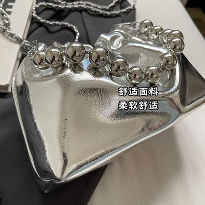 2025 New High-end Summer Small Bag Niche Designer Chain Messenger Bag Fashionable Bucket Bag