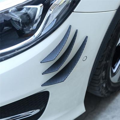 6 kusů/sada univerzálního předního nárazníku dekorace rtů difuzor splitter ploutev Spoiler karoserie Canard Car Modification Shape